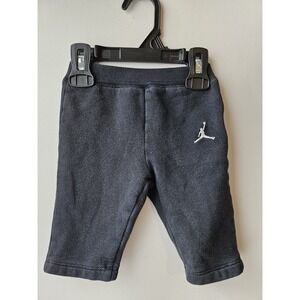 Nike Jordan Baby Fleece Sweatpants 3-6M‎ Black Joggers Jumpman Logo Unisex